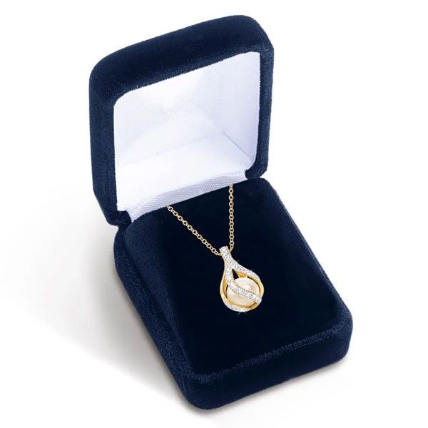 Love's Embrace parel- & diamantenketting