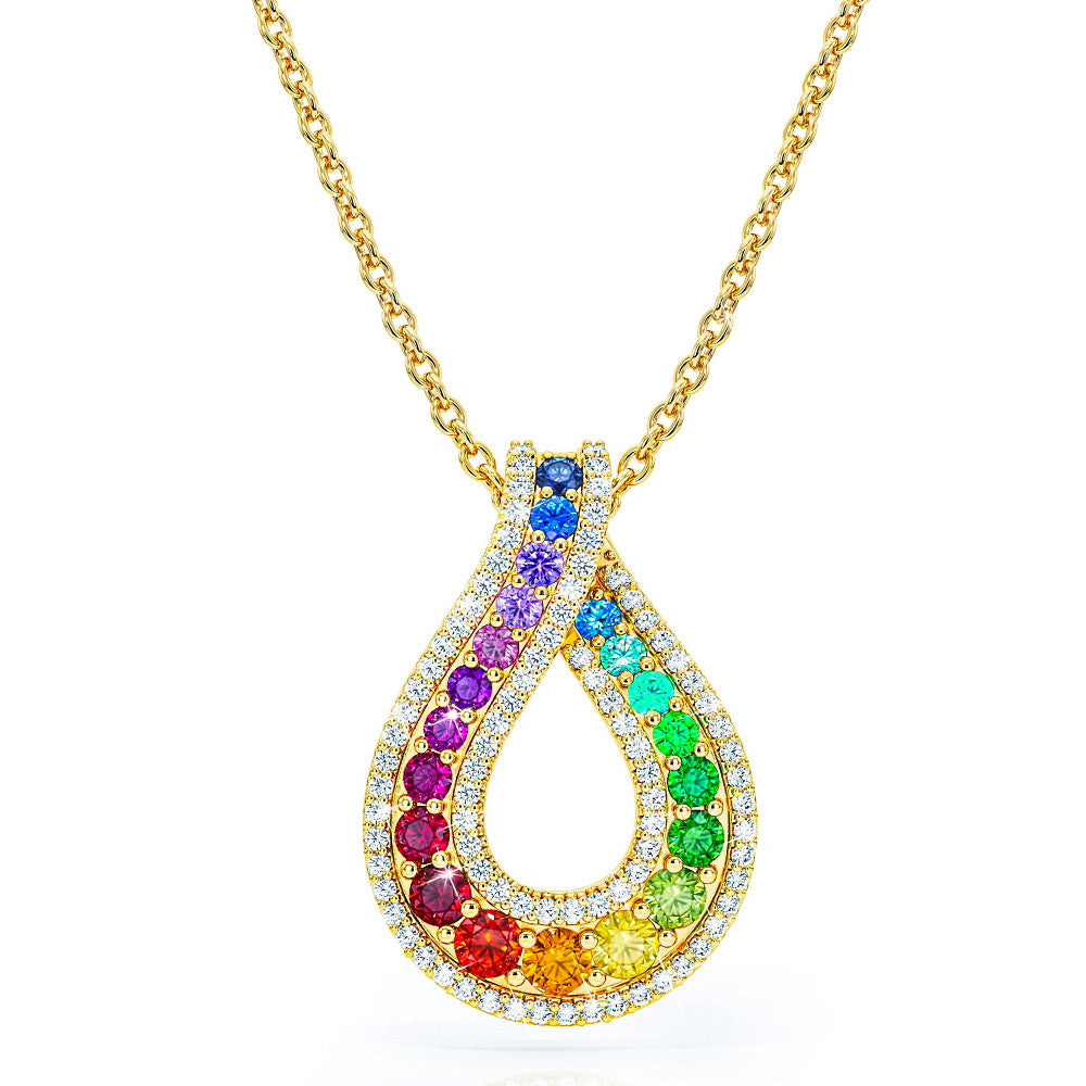Regenboog Druppel Hanger